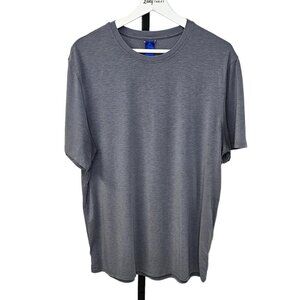Kit & Ace Mens  Crew Neck T-Shirt Gray Blue Size Large